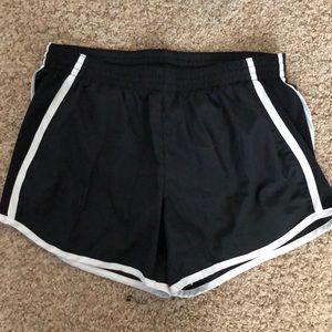 Augusta Black and White Running Shorts